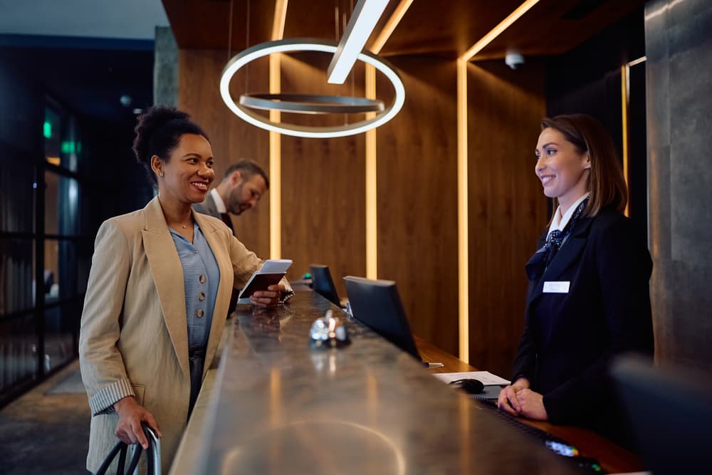 Hotel security with facial recognition technology